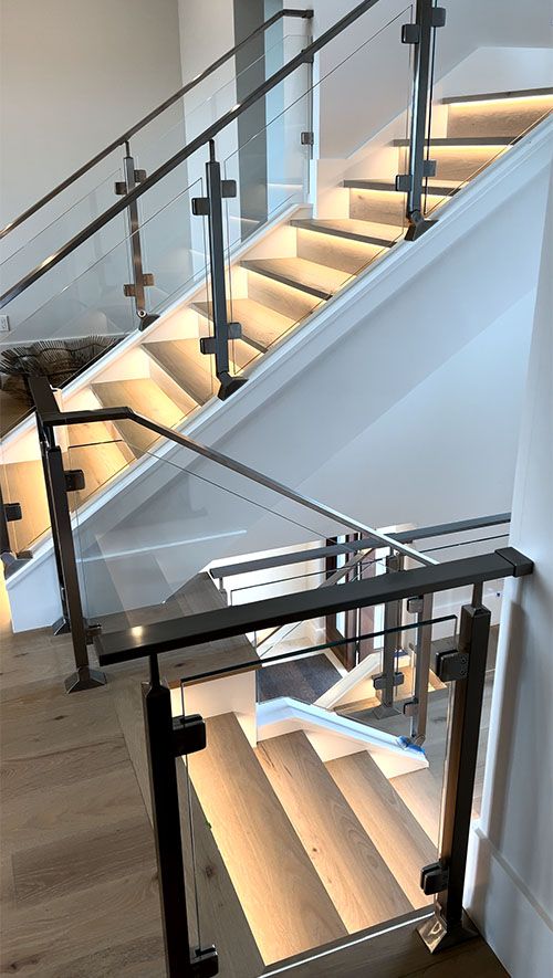 Glass Railing Staircase